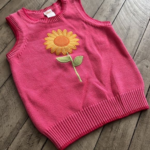 Gymboree Sunflower Sweater Vest Size 3 4 - Picture 4 of 7